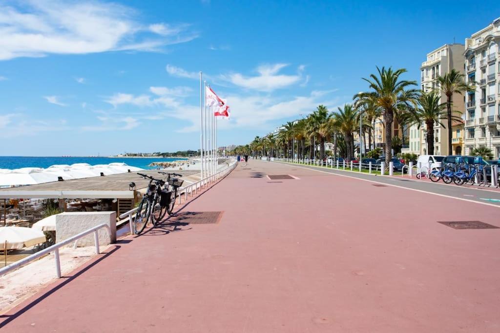 ניס #43 Design Studio Terrace Ac Wifi Sea View 1Min Beach מראה חיצוני תמונה